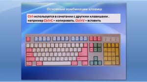 Урок  7  Информатика 5 класс. Основные комбинации клавиш