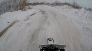 Новый 2021 год () ЗИМА НА ПИТБАЙКЕ () GoPro Hero 5