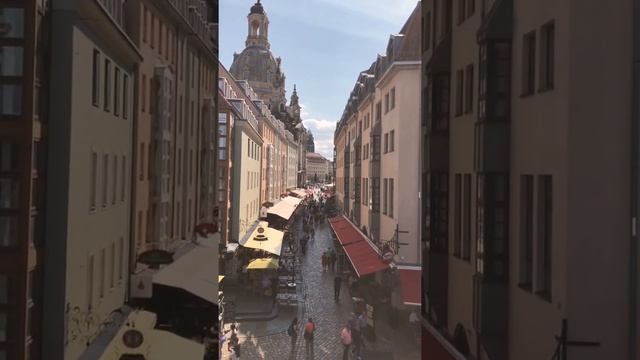 Dresden Altstadt in summer ☀️ #shorts #dresden #germany