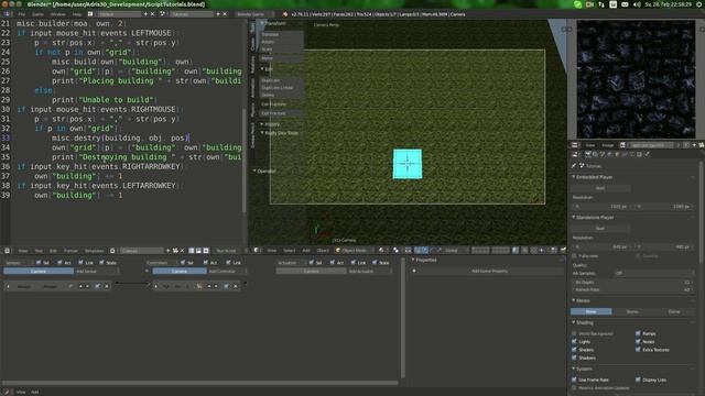 Blender Game Engine Python Tutorial #14 | Destroying Buildings смотреть онлайн