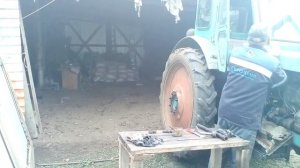 легко меняю колеса на т 40