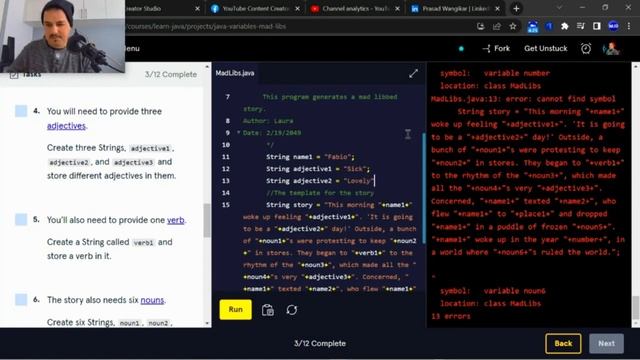 Java Fundamentals Week 7 #1