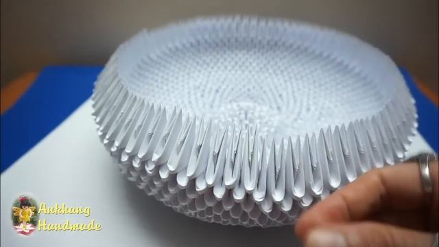 3D Origami Vase V4 Tutorial | DIY Paper Flower Vase Home Decor смотреть онлайн