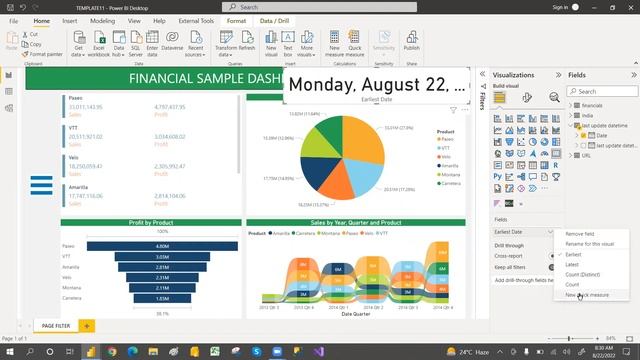 Useful tip || How to add last updated datetime in Power BI report||Best practice to use in Real tim