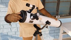 Reflector Telescope Step By Step | Night Sky through Newtonian Telescope | Best Telescope 350x Zoom