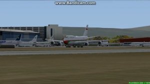 Royal Flight of Oman B747 Geneva International Airport LSGG Landing FS9