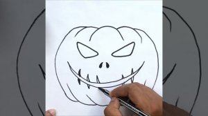 Как нарисовать тыкву на Хэллоуин | ? How to Draw Halloween Pumpkin Easy Step by Step