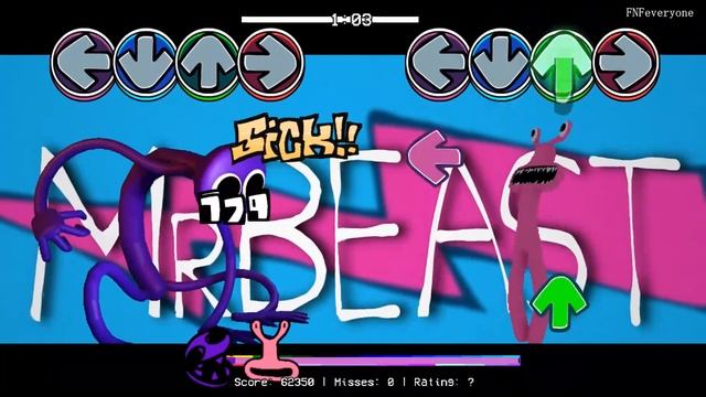 FNF Attack Of The Killer Beast But Everyone (All Rainbow Friends) Sings It | Roblox x MR Beast MEM смотреть онлайн