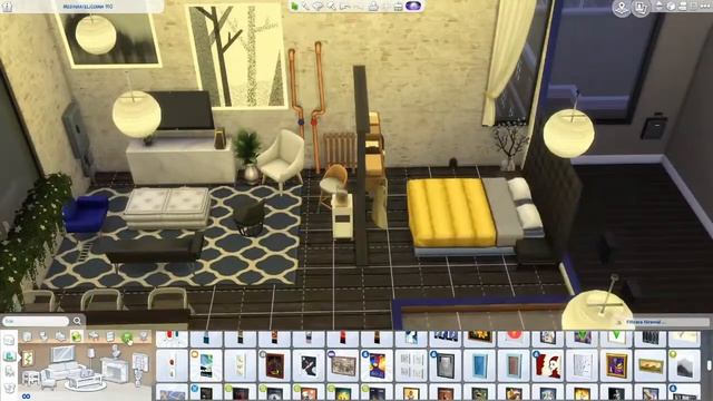 The Sims 4 | Tumblr Studio Apartment | 910 Medina Studios | Let's Renovate | Speed Build смотреть онлайн