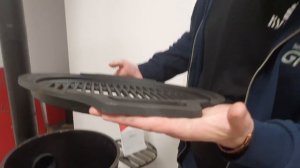 Маст хэв любителя мяса : чугунная решетка гриль Везувий Ø 380ММ.