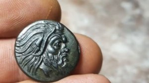 Пантикапей тетрахалк.Античная монета Боспорского царства.