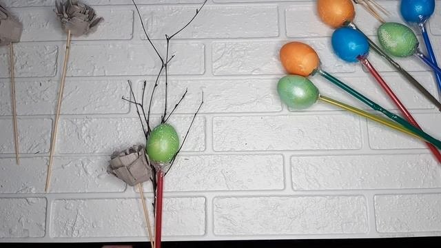 Бюджетный  съедобный букет за 86 рублей|Пасхальный букет из яиц|Пасхальный декор|Christ Easter Deco