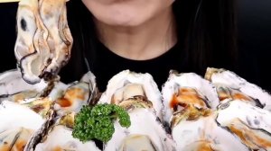 Немного морепродуктов и грибов эноки ☺️ АСМР ЕДА / ASMR FOOD