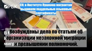 СК: в Институте Пушкина мигрантам выдавали поддельные языковые сертификаты