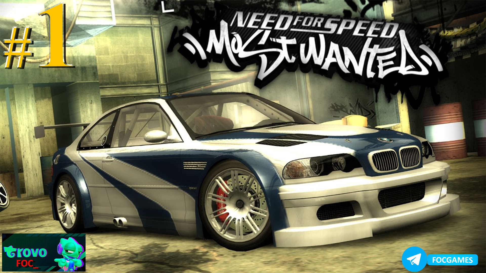 Need for Speed: Most Wanted 2005 | СТРИМ 1 | Мост Вантед | #FOC