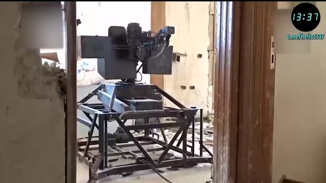 Огнестрельная установка из крупнокалиберного пулемёта ДШК и геймпад от Sony Playstation