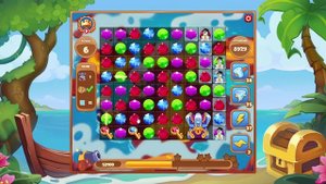 Как пройти уровень 8929 в игре Сокровища Пиратов