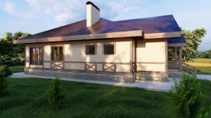 Одноэтажный дом 130 кв.м. | Дом 15 X 11 метров