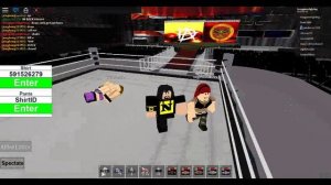 Roblox wwe 2k18 fun!