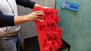 АКУСТИЧЕСКАЯ ПЕНОПОЛИСТИРОЛ ПАНЕЛЬ ECHOTON PIXELS STYROFOAM