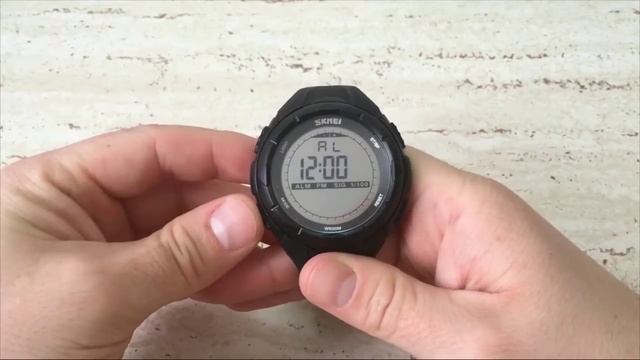 Недорогие, водонепроницаемые часы SKMEI 1025 за 8$ смотреть онлайн