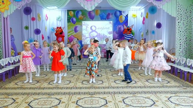 Утренник 8 марта в средней группе с Коржиком и Карамелькой смотреть онлайн
