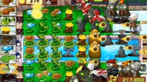 Слишком много зомби + ГАРГАНТЮА! PvZ Хард мод на телефоне, версия: "Xi2.1.5_AS"! П.П. #10