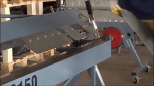 Изготовление фасадной кассеты закрытого типа на сегментном листогибе серии S 2150