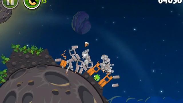 Angry Birds Space 1-21 ☆☆☆ Pig Bang Monaural Sound смотреть онлайн