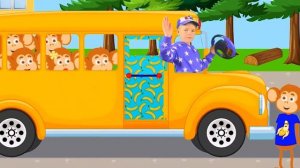 Колёса у автобуса крутятся Песенка про цифры и счёт