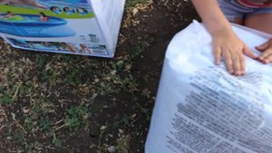 ВЛОГ Установка бассейна Часть 1 БОЛЬШОЙ БАССЕЙН.Бассейн безкаркасный для всей семьи..