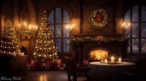 11 Hours Relaxing Christmas Music with Fireplace, Christmas Songs Playlist, Merry Christmas 2024