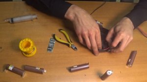 Переделка двух АКБ шуруповерта HITACHI 12V с Ni Cd на Li Ion ЧАСТЬ 1