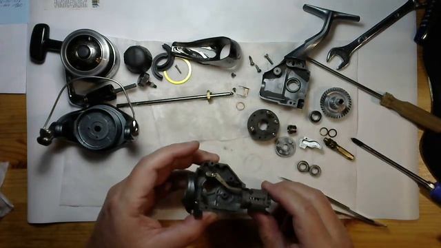 Катушка Shimano 05 Nexave 4000RB, задний фрикцион - ТО своими руками (катушка для левши). смотреть онлайн