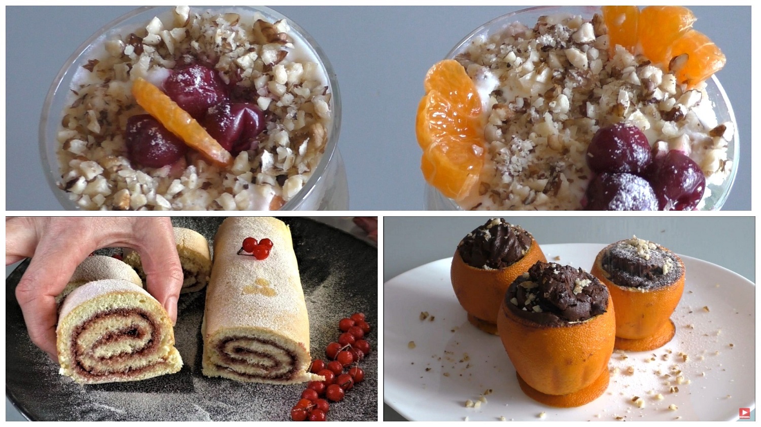 Нет времени возиться с тортом на Новый год_ ?Приготовьте вот такие ЛЕГКИЕ ДЕСЕРТЫ смотреть онлайн