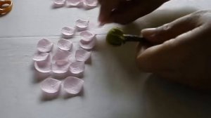 How to make Paper Flowers Ranunculus / Persian Buttercup (Flower # 22)