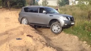 Nissan patrol y62 диагональное вывешивание