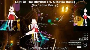 [Beat Saber]"Lost In The Rhythm (ft. Octavia Rose)" (by Jamie Berry) [Expert] / UPDATE 1.21.0