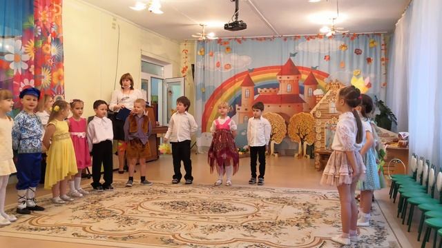 Старшая группа. Песня "Осенняя сказка" смотреть онлайн