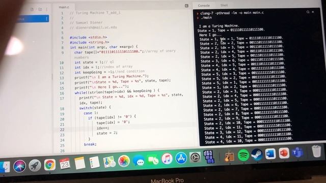 dienersh_Assignment02 Turing Machine смотреть онлайн