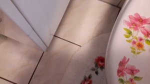 ДЕКУПАЖ КРЫШКИ УНИТАЗА...TOILETЕ COLOR DECORATION