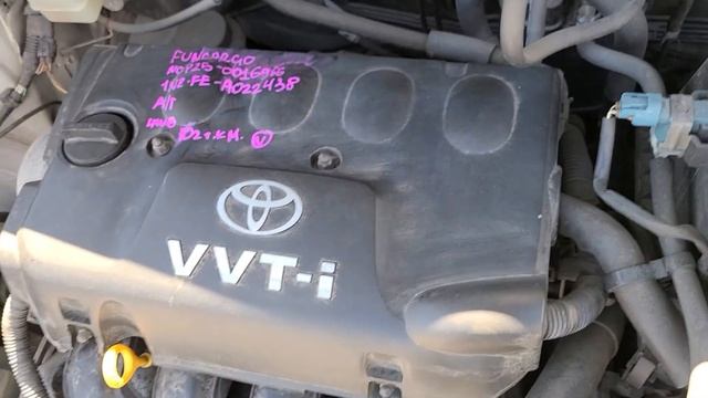 Контрактный двигатель Япония TOYOTA FUNCARGO Тойота Фанкарго  NCP25 0016966 A/T 4WD 1NZ-FE A022438