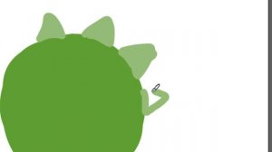 Рисуем динозавра часть 6