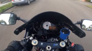 GSX-R600 K1 test ride