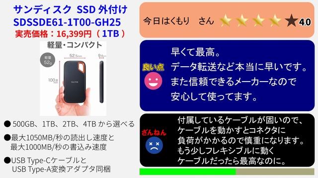 外付けssdのおすすめ【売れ筋・人気ランキングTOP3】SUNEAST、バッファロー、Crucial 、サンディスク、キオクシア…1位はどれ？【ps4・ps5・テレビにも接続できるコスパ優良なSSD смотреть онлайн