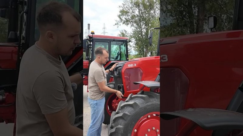 Внутри нового Беларус-82.3 #фермер #tractor #farming #farmer #новыйбеларус #красныйбеларус