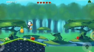 Super Penguin Adventure run: Level World 1-2