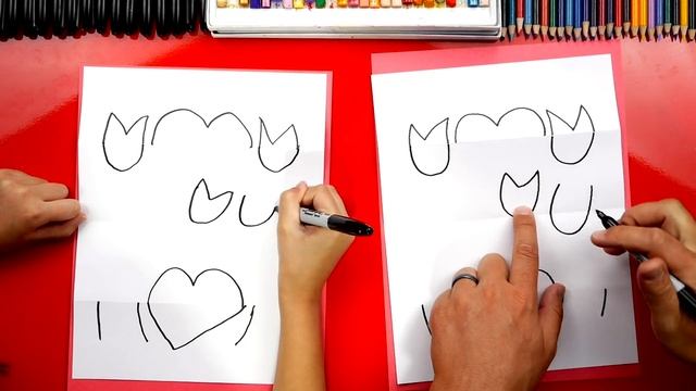 How To Draw A Mothers Day Folding Surprise смотреть онлайн