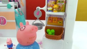 Свинка Пеппа на русском. Играем в магазин. Видео игрушки