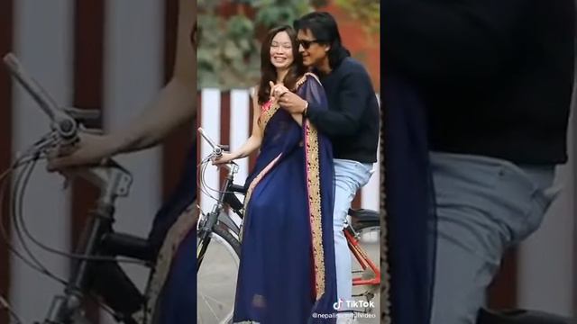 Rajesh Hamal Fun With Madhu Bhattarai  By Making Tiktok